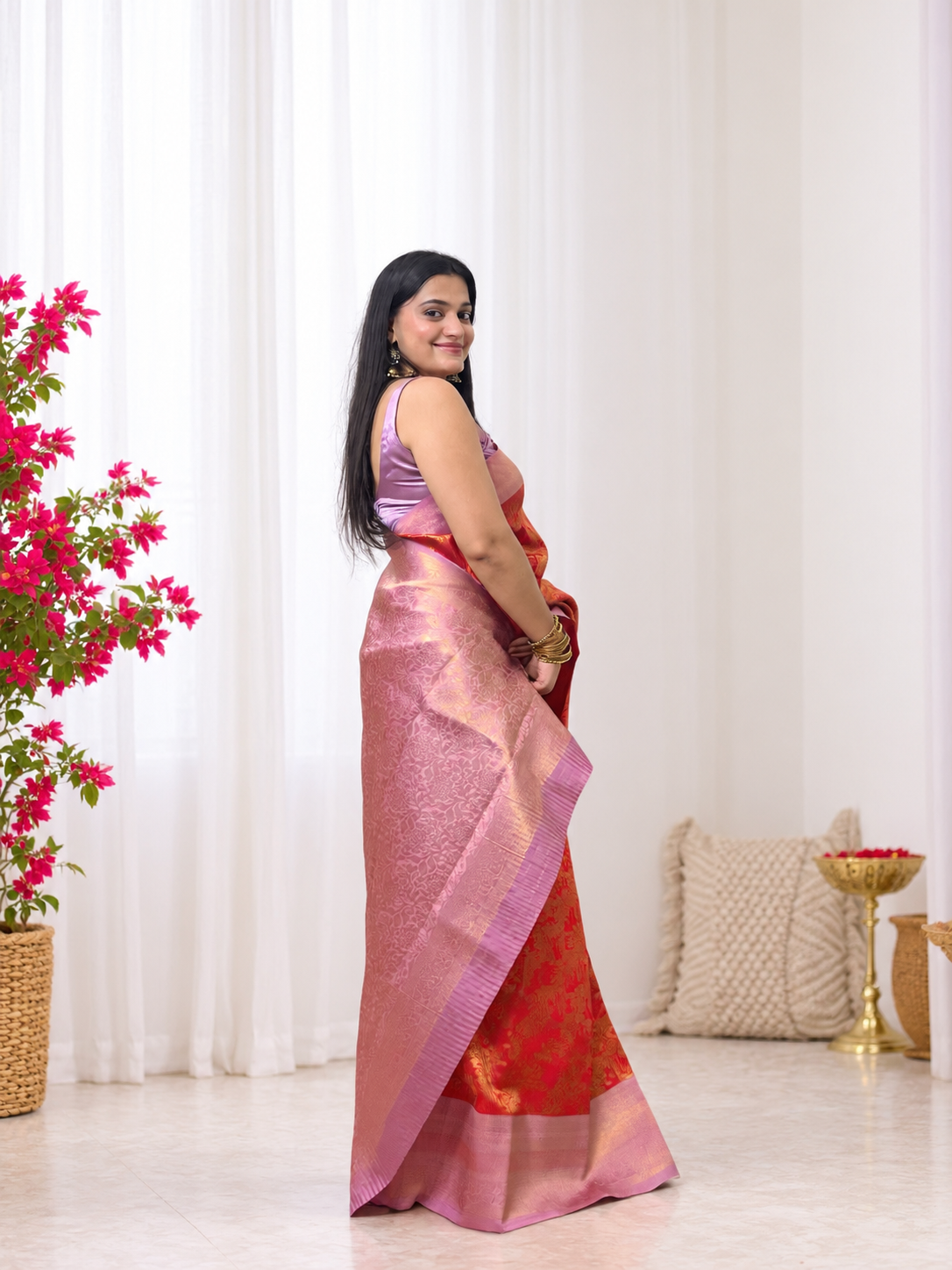 Shailaputri - Semi Silk Saree