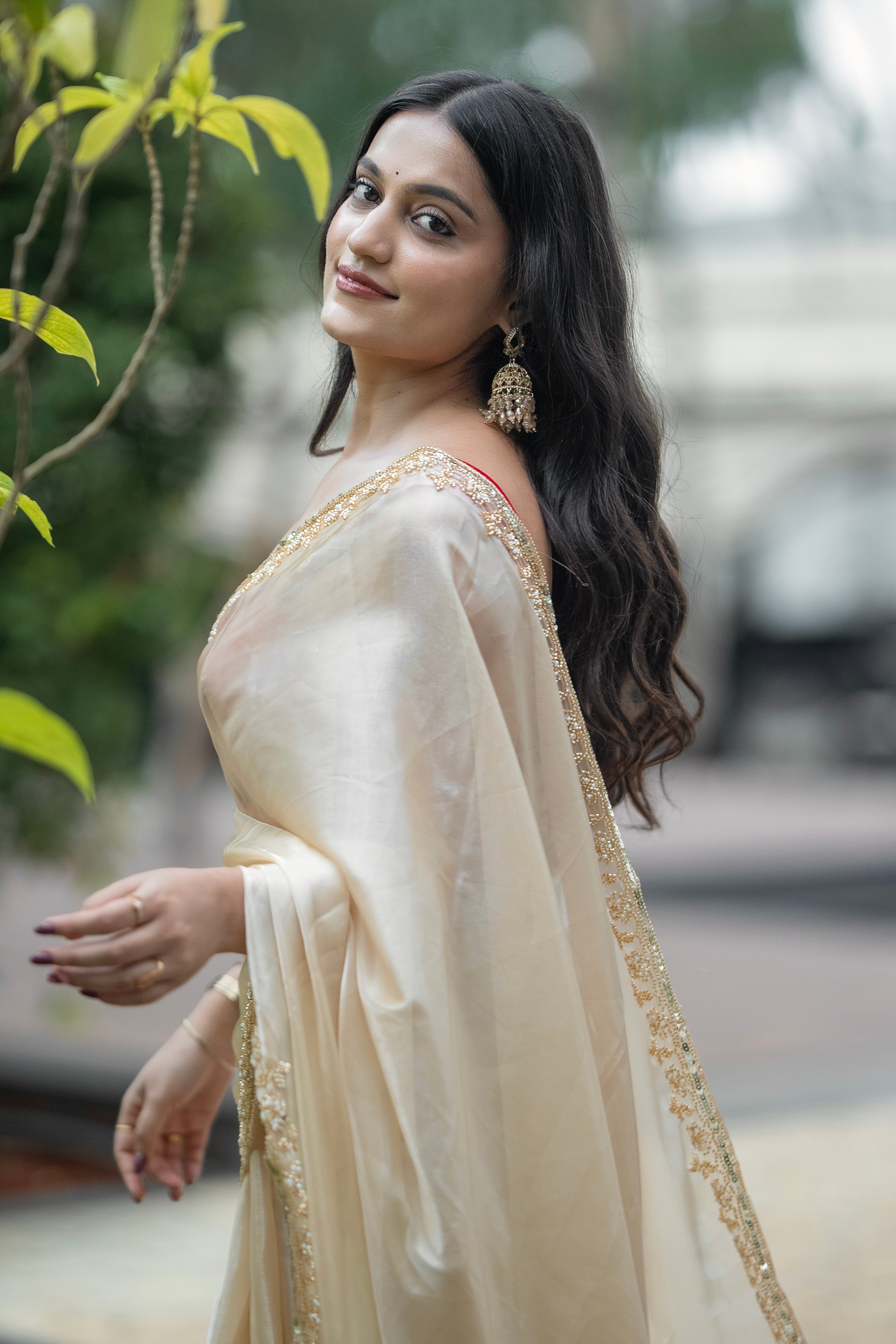 Buttercream - Premium Soft Sheen Saree
